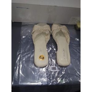 Calvin Klein Kids Sandals Wovem Desgin Beige